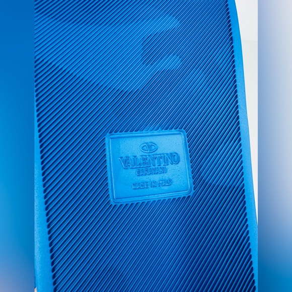 VALENTINO GARAVANI VLogo ROCKSTUD Logo Rubber Slide Men Sandals EU 46 - US 13 - Picture 7 of 13